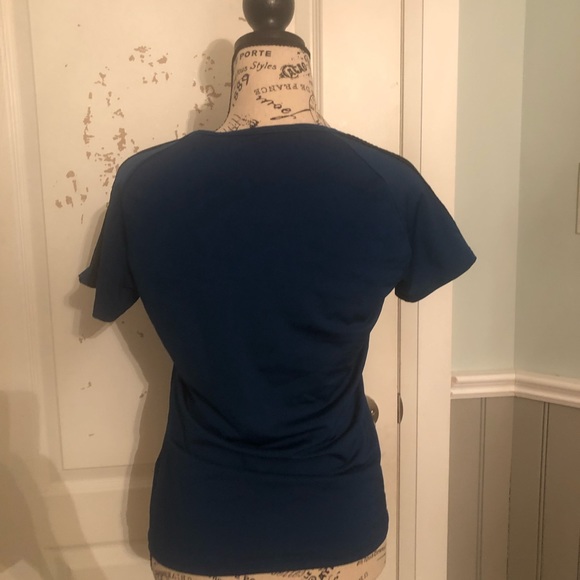 Blue and black adidas active t shirt - Picture 3 of 4